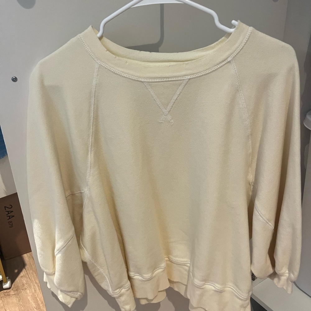 Aerie Off-White Sweatshirt